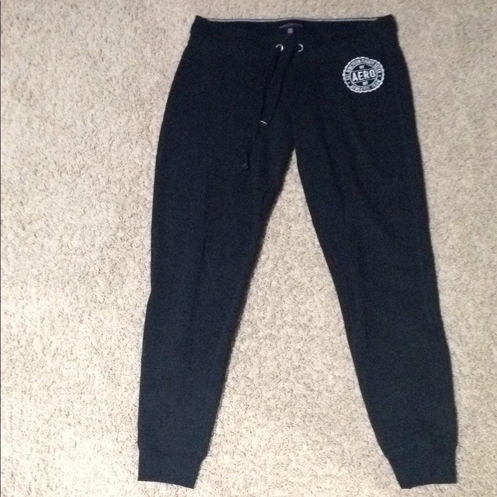 Aeropostale Black Sweatpant-Joggers